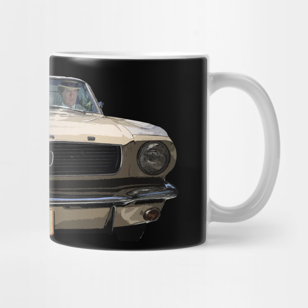 Carl Kolchak in his 66 Mustang Kolchak The Night Stalker Mug